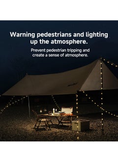 Generic Multi-Camping Light - Retractable String Lights with IP67 Warning Mode, Compact Reel Design for Tents/Hiking/Cycling (Portable Ambiance  Safety LED System)  - Image 3