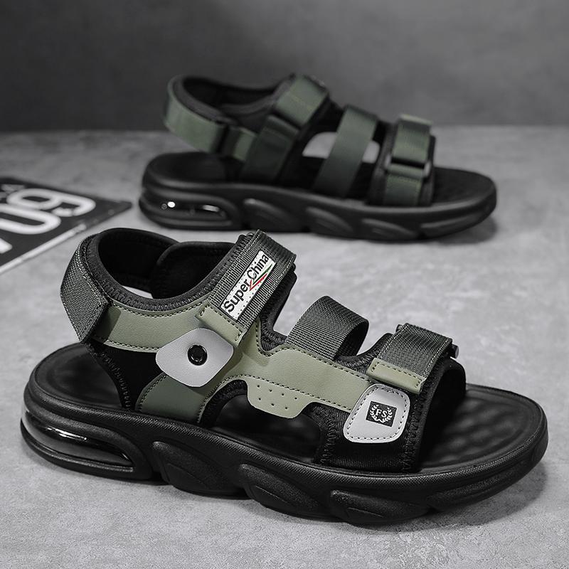 2025 Air Cushion Sandals Men'S Summer Outdoor Casual Shoes Soft-Soled Beach Shoes Thick-Soled Non-Slip Personalized Men'S Shoes - Image 4
