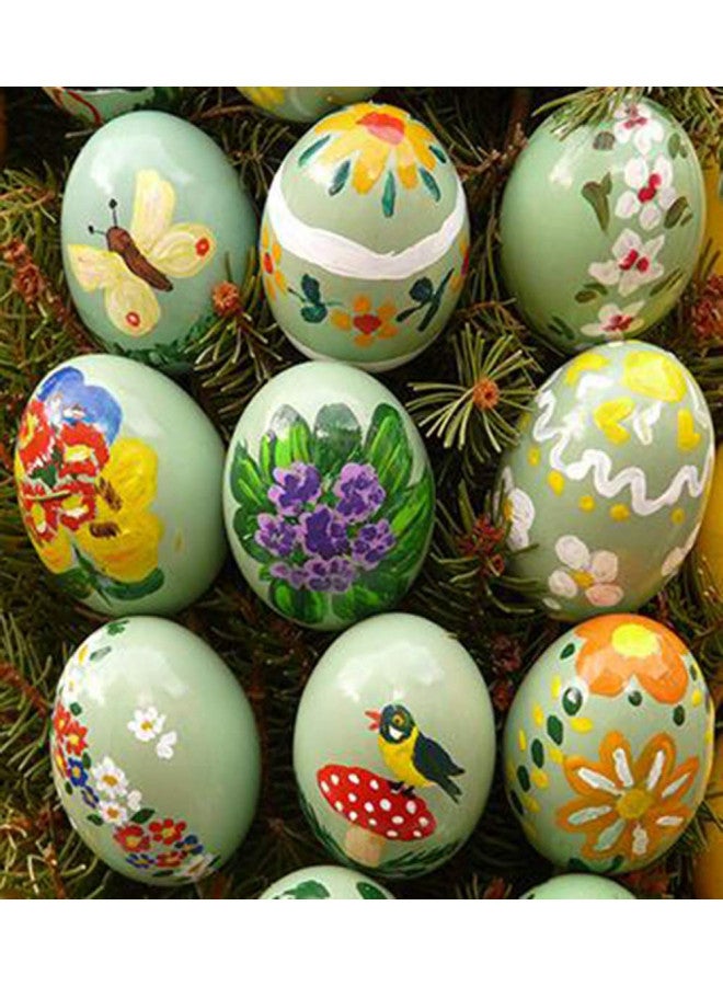 Haawooky 20 PCS Plastic Fake Eggs for DIY Easter Eggs, Painting and Realistic Egg - Image 4