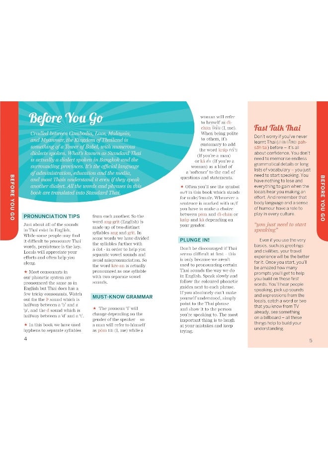 Lonely Planet Fast Talk Thai  - Image 3