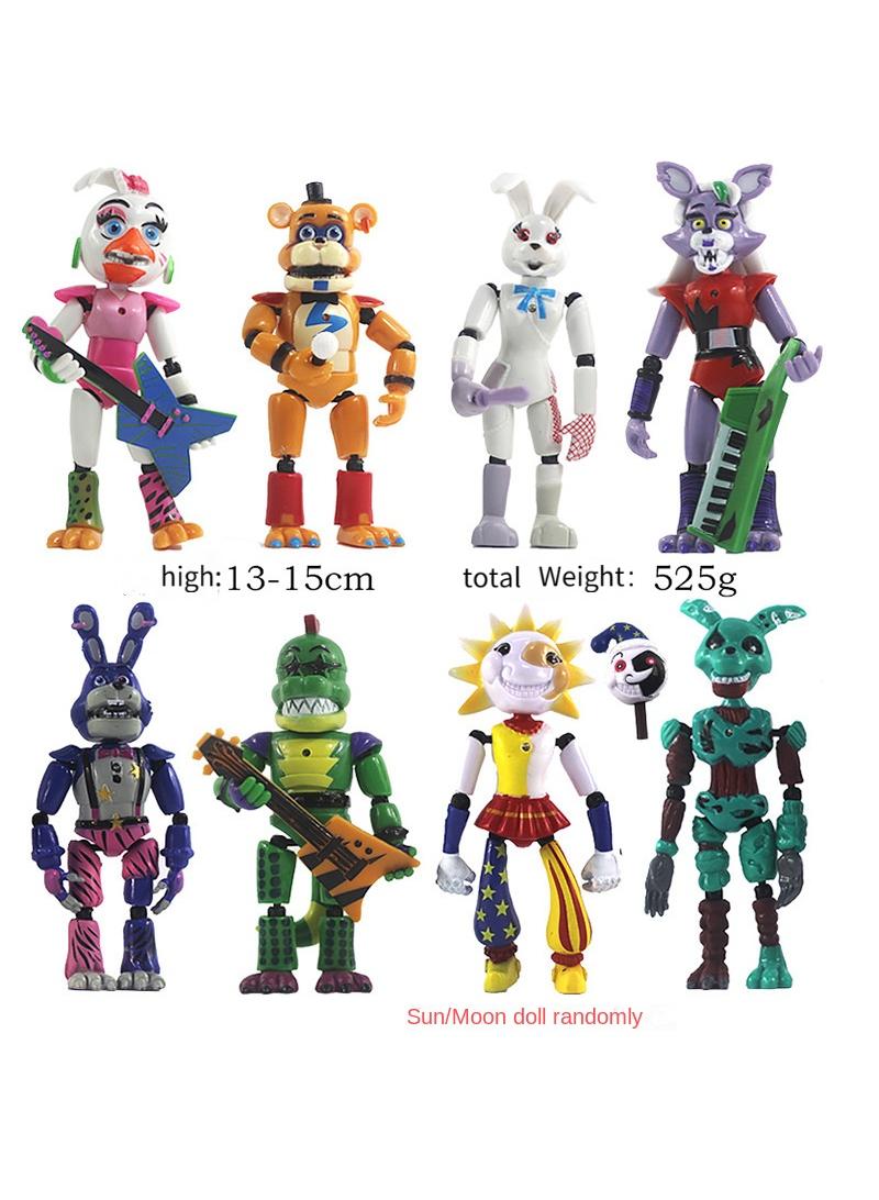 general 8 Pcs Five Nights At Freddy's Toy Set Ideas Toys Battle Horror Game Model Ideas Toys Gifts for Adult & Kids