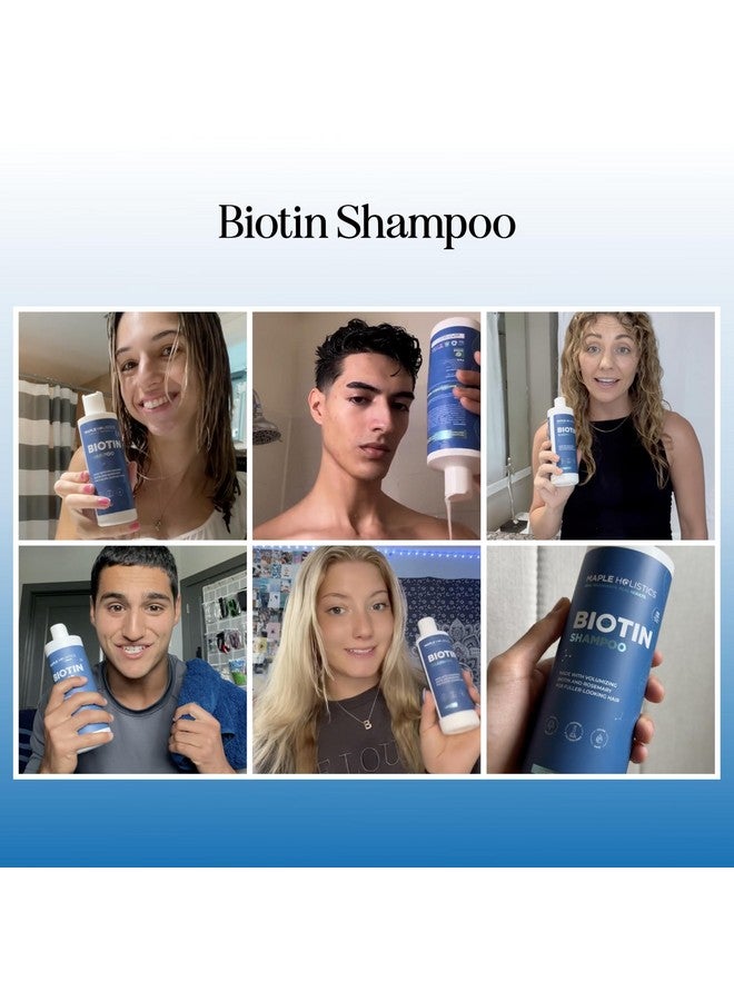 Maple Holistics Honeydew Maple Holistic Unisex Biotin Shampoo With B-Complex Formula For Hair Loss Removes (8 Oz) - Image 2
