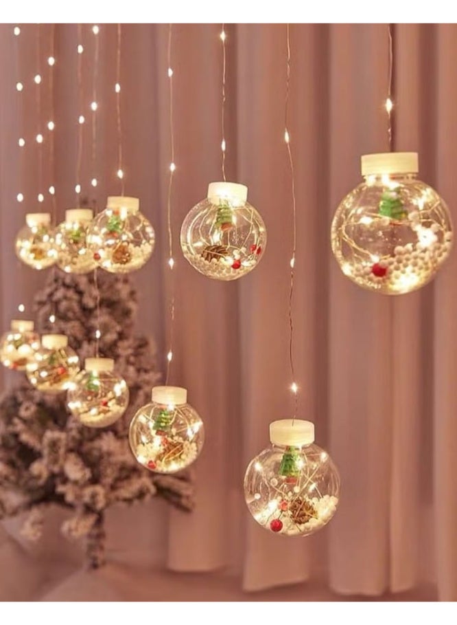 LED Christmas Lights String, 3 Meters Christmas Lights, Santa/Snowman/Christmas Tree Decoration Lamp (Warm White Light) - Image 2