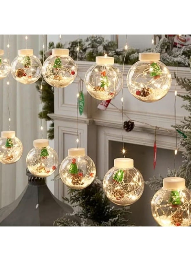 LED Christmas Lights String, 3 Meters Christmas Lights, Santa/Snowman/Christmas Tree Decoration Lamp (Warm White Light) - Image 4