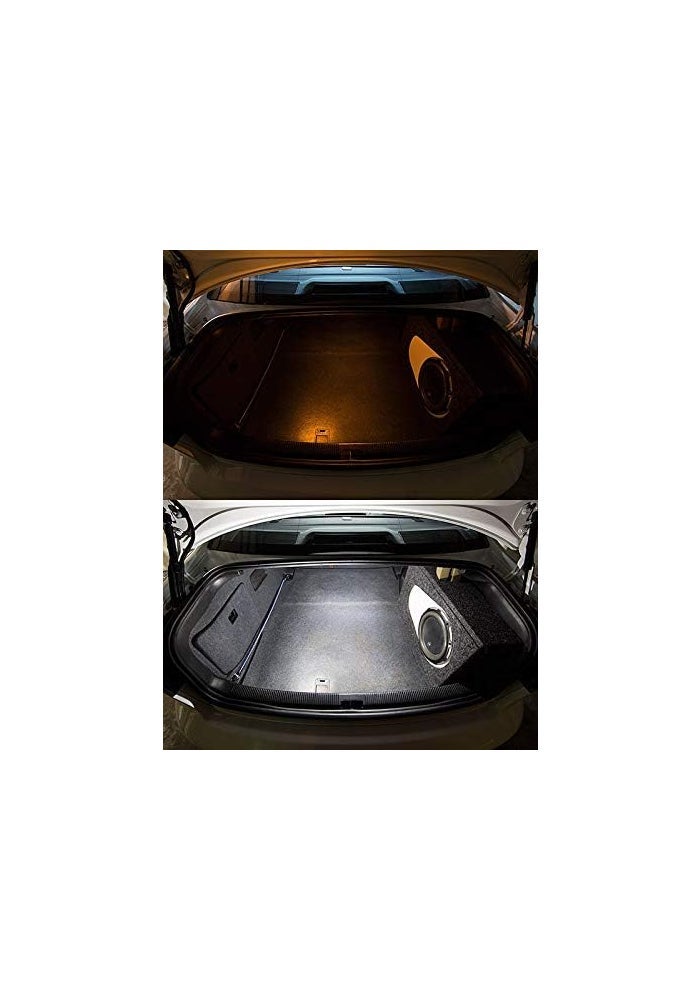AUTOGINE أوتوجين 4 قطع لمبات LED خالية من أخطاء CAN-Bus 211-2 212-2 569 578 فستون 41 مم / 42 مم 1.72 بوصة أبيض زينون - Image 4