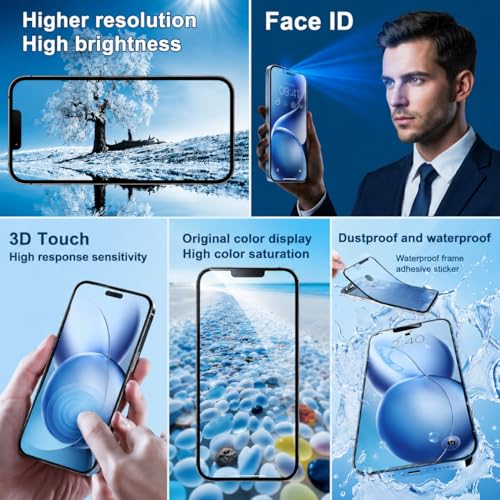 LMQ for iPhone 11 Pro Max Screen Replacement Kit， 6.5 inch Full HD LCD Display 3D Touch Digitizer Assembly(Model A2161, A2218, A2220) with Repair Tools Screen Tempered Protector - Image 3