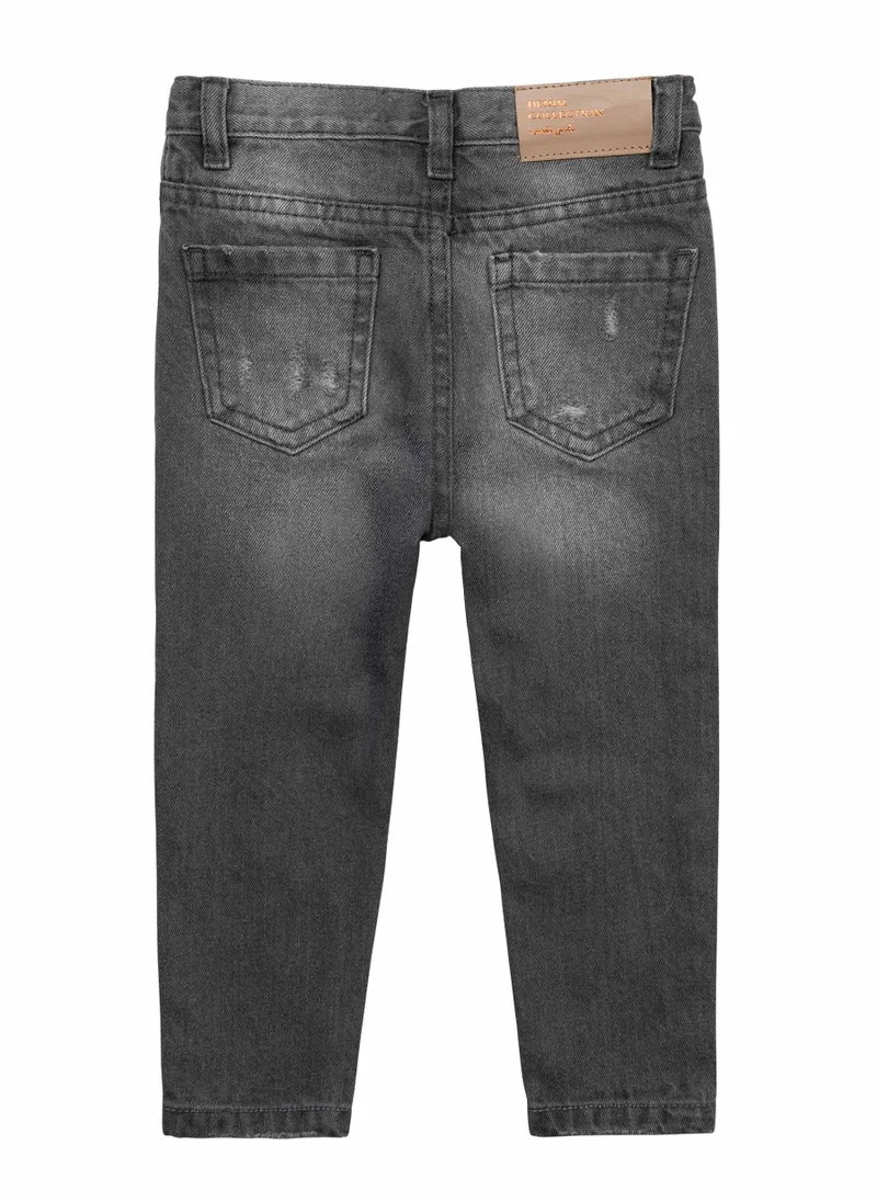 MINOTI Kids Girls Denim Mom Style Jean