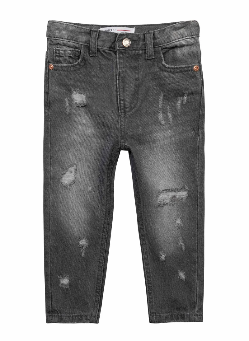 MINOTI Kids Girls Denim Mom Style Jean