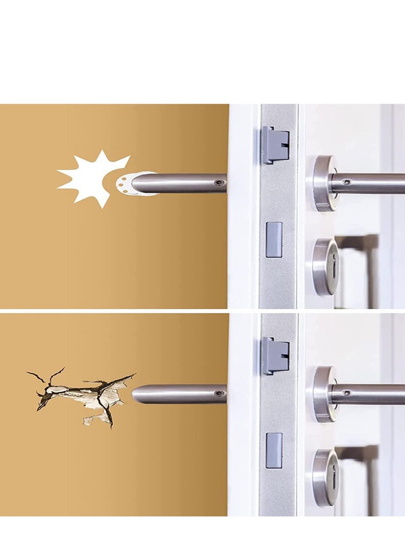 Excefore واقيات مقبض الباب 20 قطعة، واقيات مقبض الباب، واقي توقف الجدار، واقي الجدار لمقبض الباب، واقيات مقبض الباب، واقي عازل، حماية الباب وتقليل الضوضاء - Image 5
