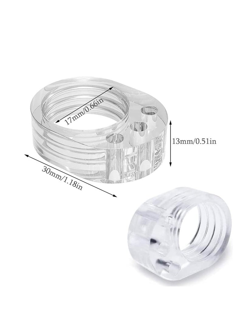 Excefore واقيات مقبض الباب 20 قطعة، واقيات مقبض الباب، واقي توقف الجدار، واقي الجدار لمقبض الباب، واقيات مقبض الباب، واقي عازل، حماية الباب وتقليل الضوضاء - Image 2