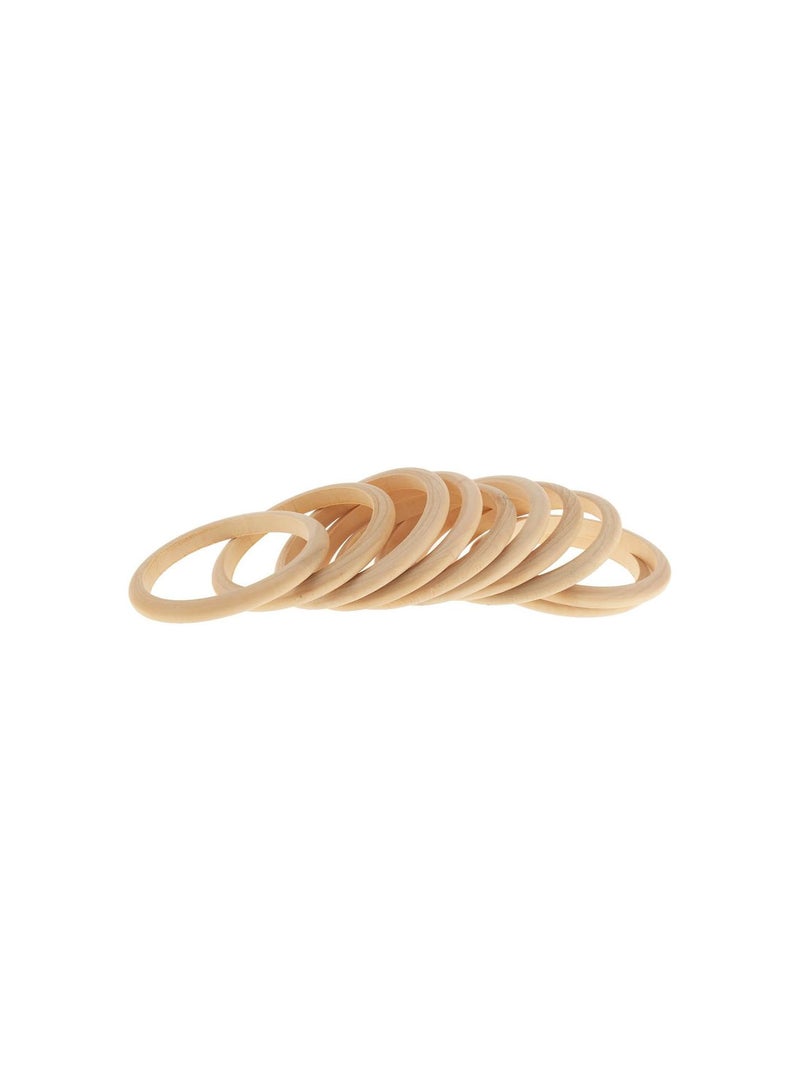 GGOOT 16PCS 0.31ih 0.87ih Width Unfinished Natural Wood Wooden Blank Cuff Bracelet Bangle DIY Jewelry Findings - Image 4