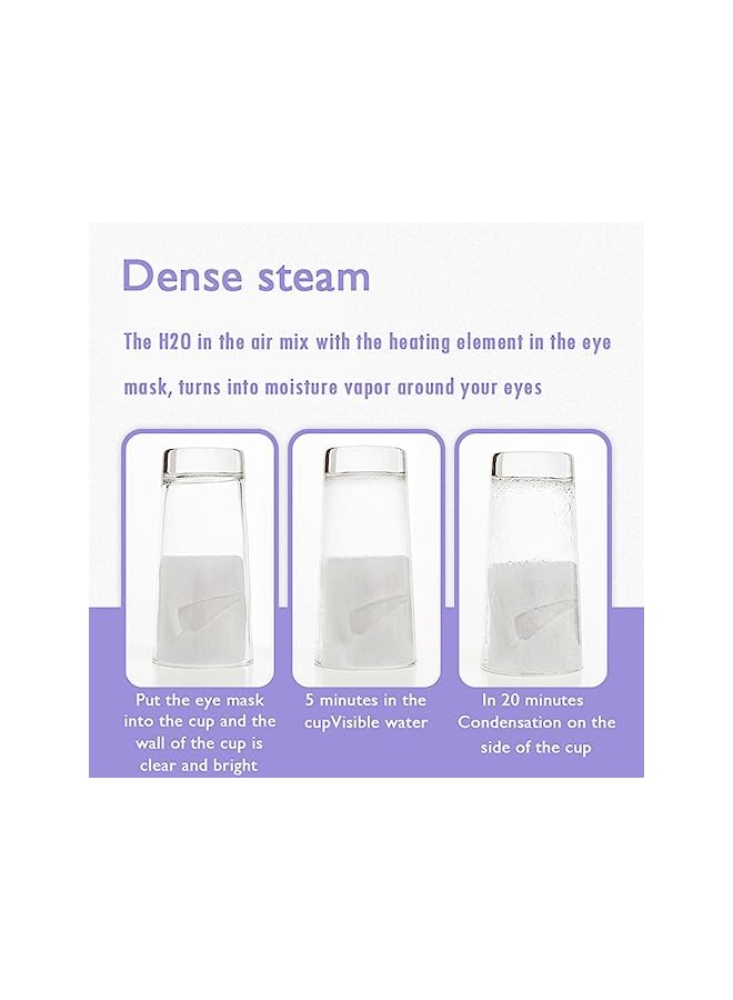 10 Packs Steam Eye Mask, Disposable Hot Compress Self-Heating Warm Sleeping Mask, Warm Compress Relief for Eye Fatigue and Puffiness,for Home,Sleep, Travel Essentials - Image 5