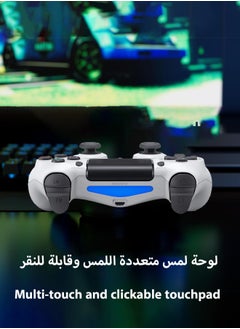 Sony Corporation Dualshock Wireless Controller For PS4, Bluetooth High Performance Gamepad With Dual Motor Feedback - Glacier White  - Image 4