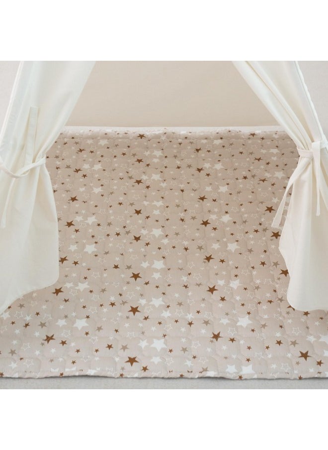 Rongfa Play Tent With Play Mat47X47 Kids Tent Playmat For Kids Mat For Play Tent Easy Clean Play Mat  - Image 1