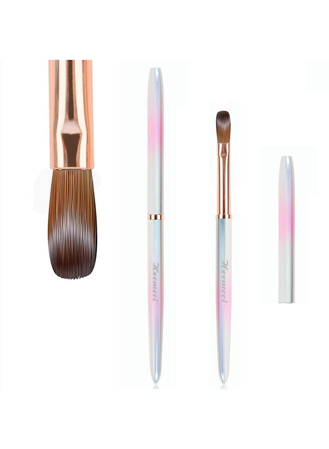 heemeei Kolinsky Acrylic Nail Brush Size 12 Nail Brushes For Acrylic Application Acrylic Powder Brush For Nail Art Nail Acrylic Brush For Professional Manicure Diy Home Salon (12)… - Image 1