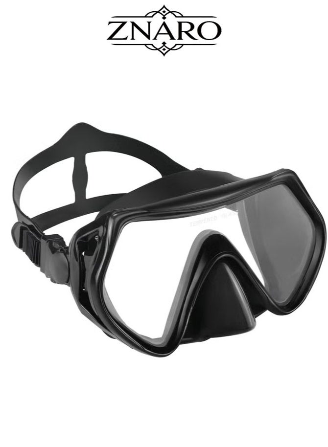ZNARO Adult Snorkeling Mask, 180° Panoramic Diving Mask with Anti-Fog Leak Proof Design, Shatter Resistant PC Lens and Soft Silicone Skirt, for Scuba Diving, Snorkeling and Underwater Swimming - Image 1