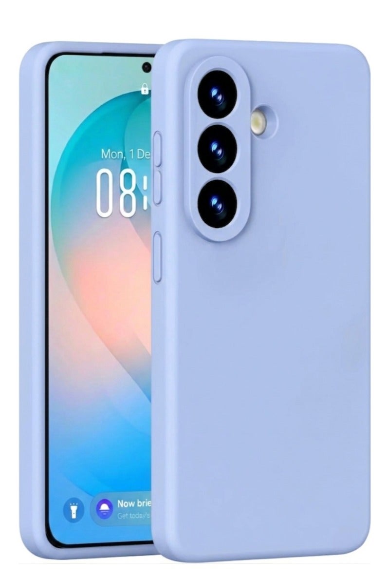 Samsung Galaxy S26 Case Silicone Soft Rubber Gel Protective Cover For Galaxy S26 Matte Plain Solid Color Cover with Camera Protection For Samsung Galaxy S26 6.3-inch - Image 1