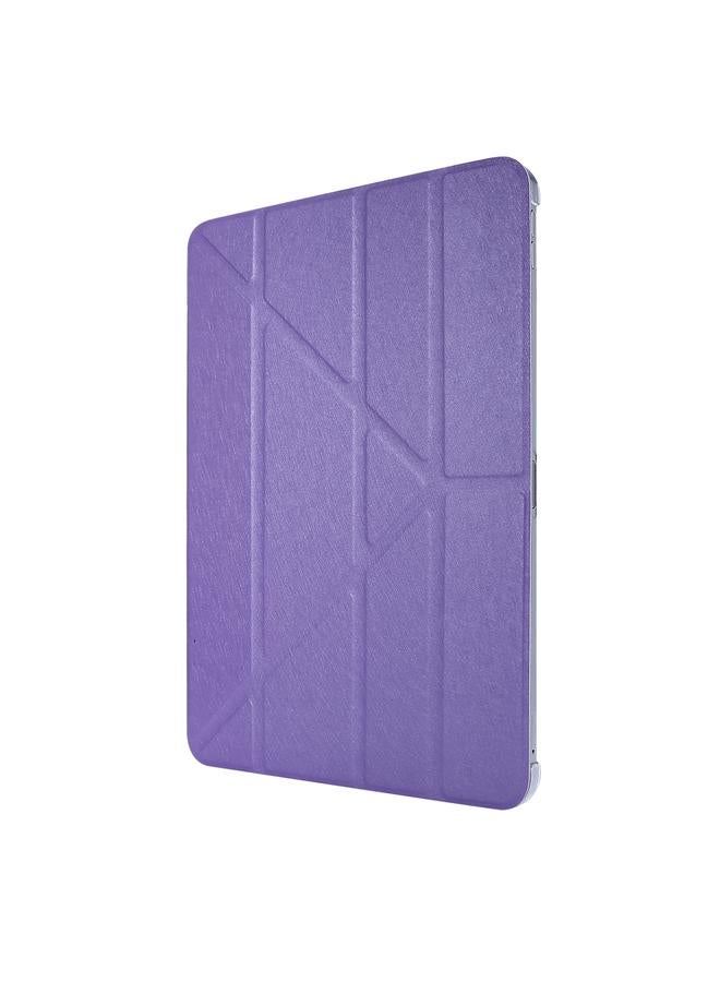 زبون حافظة لجهاز iPad Air 13 2025 / 2024 / iPad Pro 12.9 2022 / 2021، حافظة جلدية قلابة بتصميم أفقي وملمس حريري مع حامل - Image 2