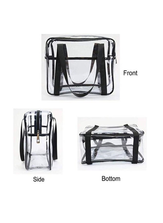 حقيبة أدوات الزينة الشفافة PVC الشفافة حقيبة مستحضرات التجميل سحاب مقاوم للماء حقيبة تخزين مستحضرات التجميل للسفر - Image 2