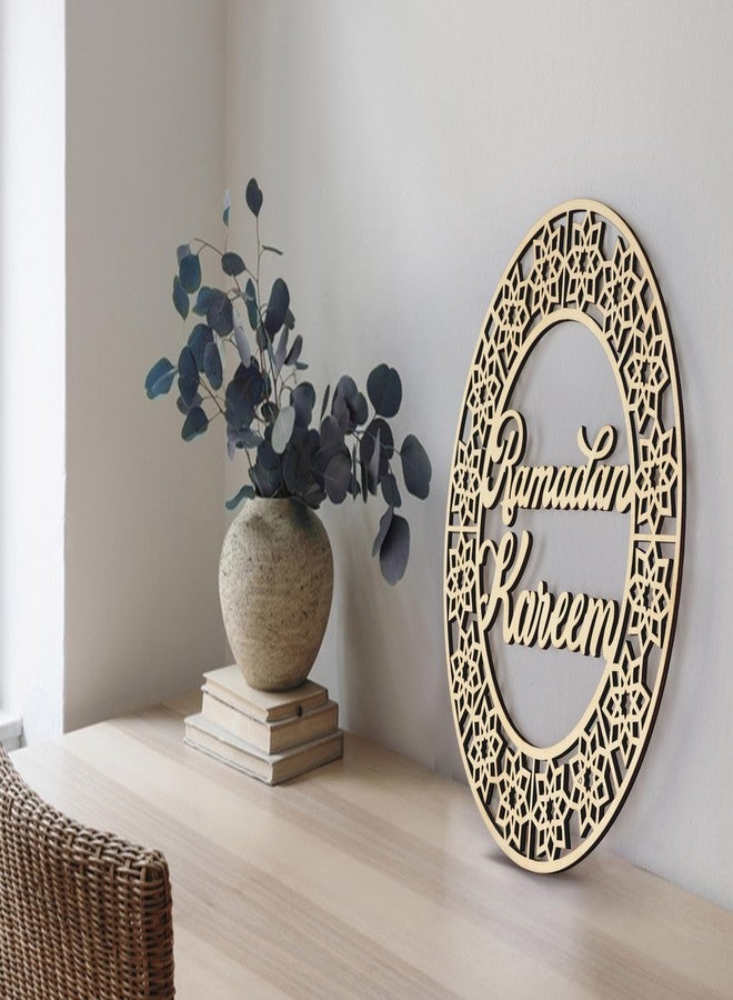 OLEEK Ramadan Door Wreath (12in) Ramadan Mubarak Sign - Ramadan Decorations for Home 2026 - Ramadan Wreath for Front Door - Ramadan Sign - Ramadan Door Decoration - Ramadan Decor -Ramadan Door Sign - Image 3
