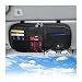 BELOMI Car Sun Visor Organizer Sunglass Holder and Storage Pocket Card Cash Pouch with MultiPocket Net Zipper Case Bag for License Pen Key Auto Interior Accessories for Truck SUV Van Black - Image 2