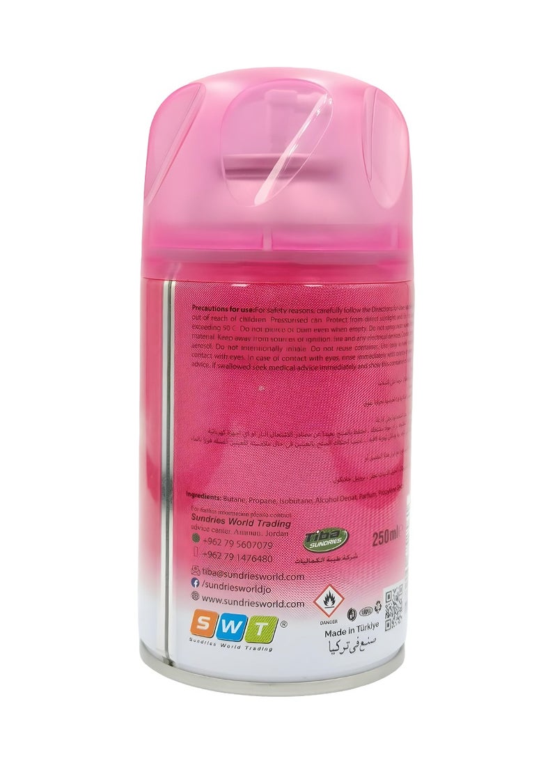 Generic Air Garya Automatic Refill Air Freshener Bouquet Scent 250ml Long Lasting Fragrance Up to 60 Days Compatible with Auto Spray Essential Oil-Based  - Image 3