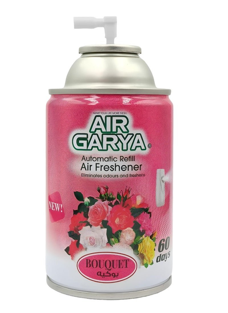 Generic Air Garya Automatic Refill Air Freshener Bouquet Scent 250ml Long Lasting Fragrance Up to 60 Days Compatible with Auto Spray Essential Oil-Based  - Image 2