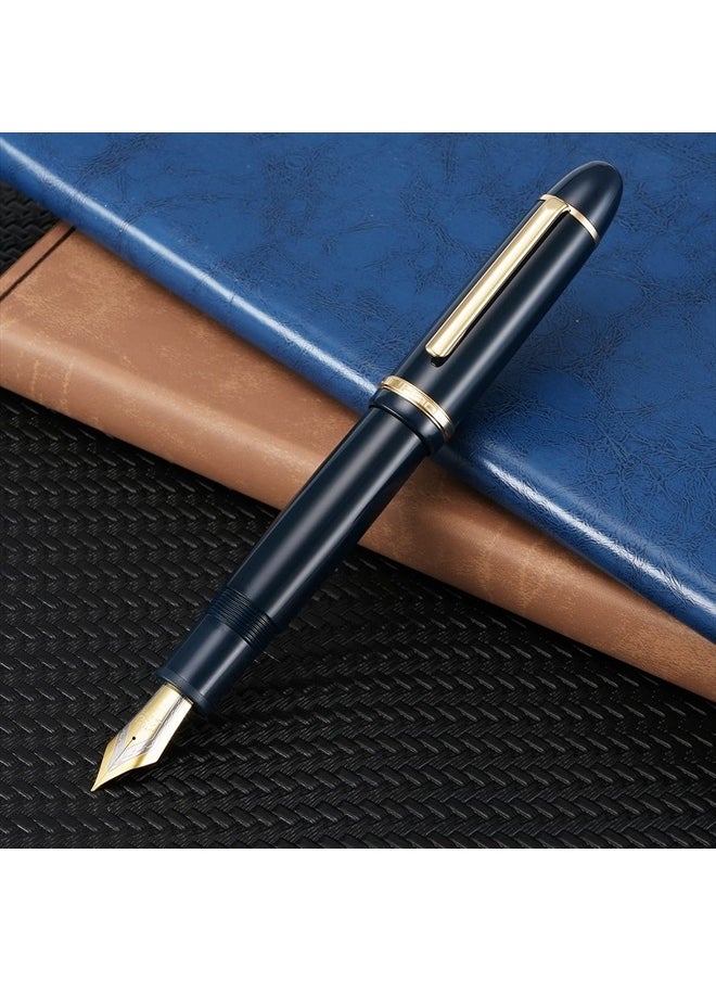 Jinhao X159 Fountain Pen #8 Medium Nib, Blue with Golden Clip Acrylic Big Size Writing Pen - pzsku/ZB149AD03C5EB3C44BFB9Z/45/_/1741159596/883c4a81-0fb4-446d-ab00-09bc5b90234f