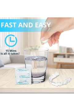Y-Kelin 30 PCS Denture Cleaning Tablets for Aligner, Retainer Cleaner Tablets, Mouth & Night Guard, Removes Odor Oral, Work with Ultrasonic Retainer Cleaner and Retainer Cleaner Machine, Mint Flavor  - Image 4