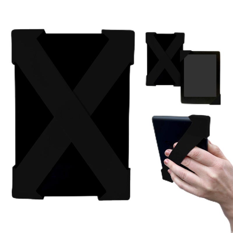 Strapsicle Silicone Hand Strap â€“ Kindle Basic Gen 11 & 12, Kobo Nia â€“ Small â€“ 2-Pack â€“ Black â€“ Comfy Alternative to Case or Cover - Image 1