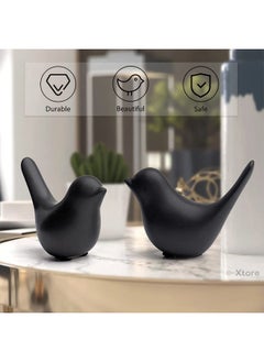 Xtore Creative Black Birds Matte Figurines Home Decorations Accessories (Pack of 2, Black) - pzsku/ZB149CA6A49CDDD504574Z/45/_/1737806495/5524c9de-5131-48f4-af7b-9a4a37df40ce