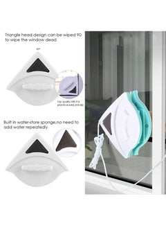 Excefore Double Side Magnetic Window Cleaner, Window Brush, Window Surface Wiper Brush, Washing Glass Cleaning Brush for Single Glazed Windows with 5- 12mm Thickness  - Image 5
