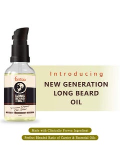 Fantraa Long Beard Oil For Men 30 Ml; Best Beard Oil Conditioner With Avocado Oil Argan And Jojoba Oil; Prevents Split Ends And Healthy Beard Growth; Non Sticky  - Image 4