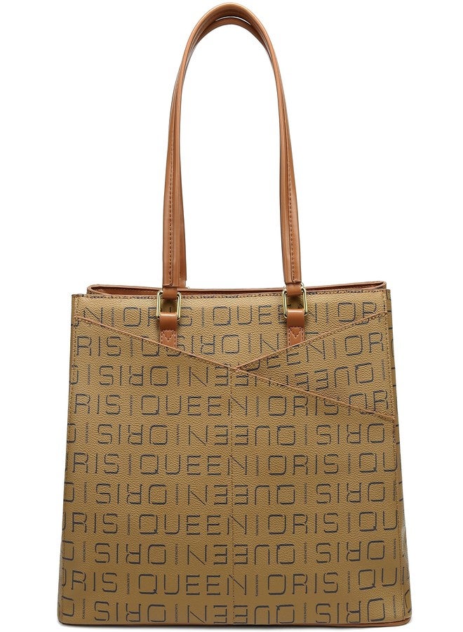 Queenoris Large Work Tote Bag for Women, 15.6 inch Laptop Computer Bag Top Handle Handbag, Teacher Bag Professional Briefcase - Image 3