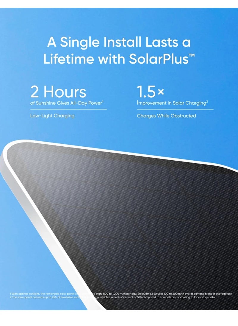 eufy Solar Surveillance Camera Low Power Camera Outdoor Plug-in Free Wifi Wireless Monitoring Camera  - Image 2