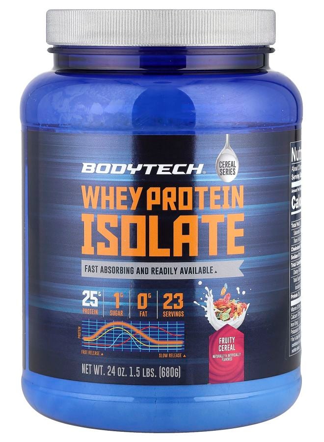 Whey Protein Isolate Fruity Cereal 1.5 lbs (680 g)
