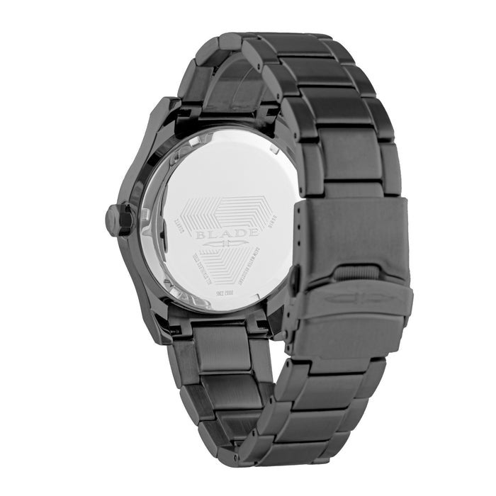 BLADE Twist Navy 3581G2NBN SS Case & Band Date Men's Watch - Image 4