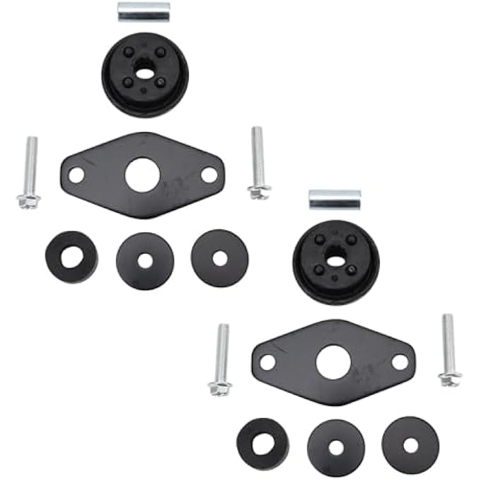 TRQ Rear Upper Shock Mount Kit Compatible With 0422 Chrysler 0622 Dodge - Image 1