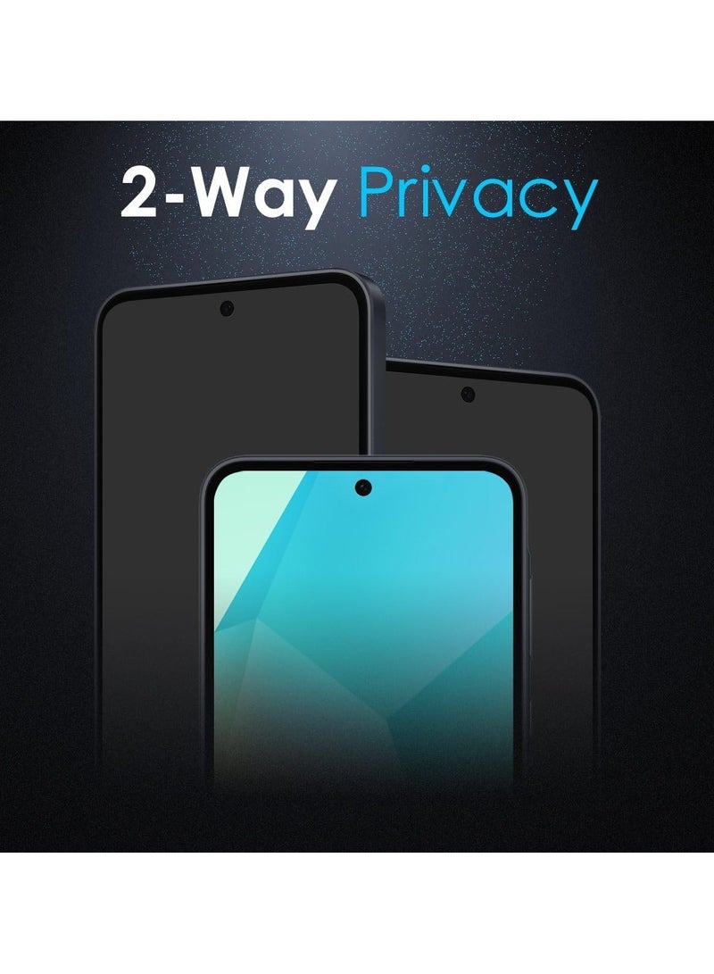 DUSALA Samsung Galaxy A06 Screen Protector 3D curved 5D Touch Anti Spy 9H Tempered Glass, Edge to Edge Full Cover Screen Protector Anti-Fingerprint Full Coverage Protector For Samsung Galaxy A06/A06S - Image 2