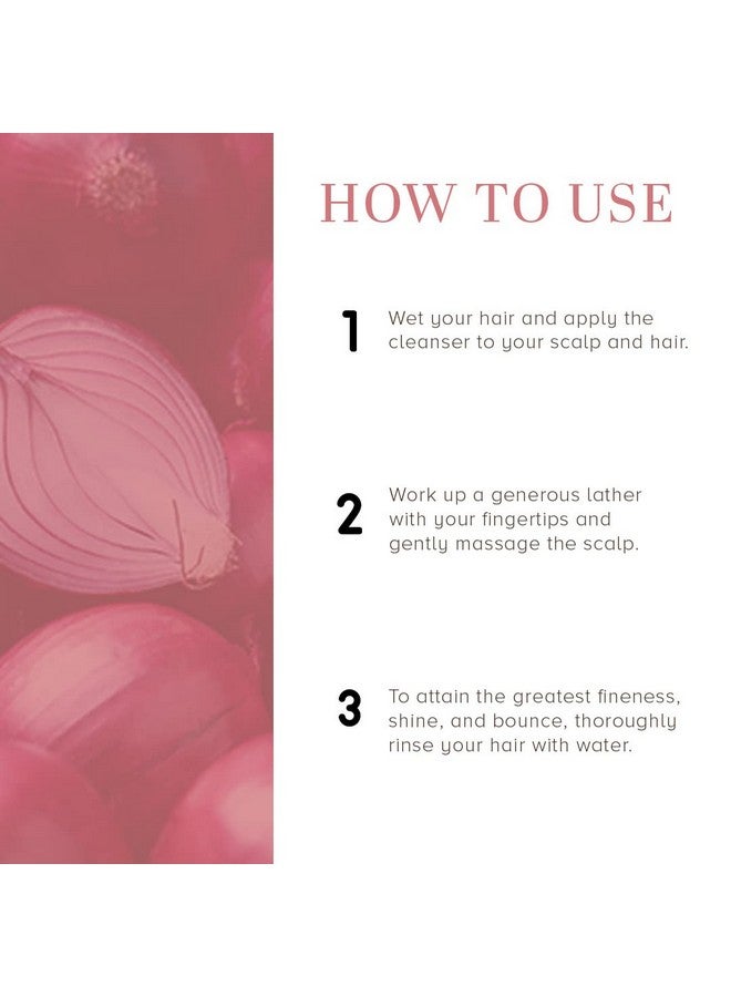 كادي نيتشورال شامبو/منظف البصل الطبيعي من Khadi | خالٍ من كبريتات لوريل الصوديوم والبارابين | تركيبة مغذية لفروة الرأس | يتحكم في قشرة الرأس وتساقط الشعر | خالٍ من البارابين | مناسب لجميع أنواع الشعر | 650 مل - Image 3