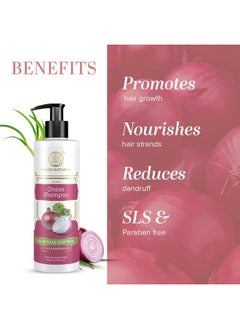 Khadi Natural Khadi Natural Onion Shampoo/Cleanser | SLS & Paraben Free |Scalp nourishing formula|Controls dandruff and hairfall|Paraben free|Suitable for All Hair Types| 650 ml  - Image 2
