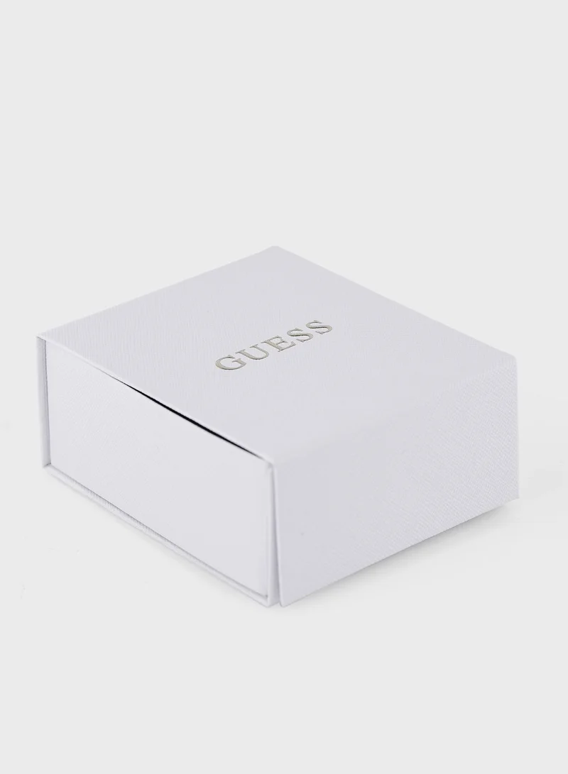 GUESS Round Solitaire Ring