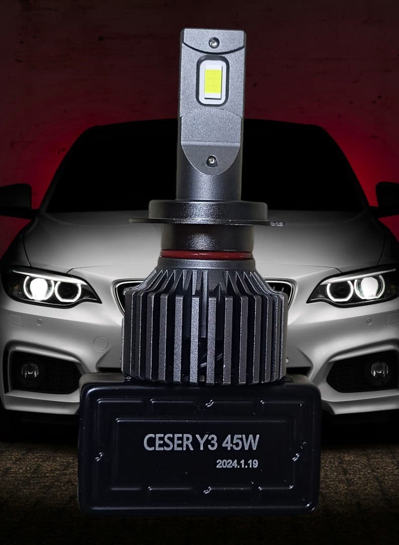 Ceser Led Y3 Super Light 45W,Quick Start,Cncentrated Highlight, Nondestructive Installation, Fan Colling, Perfect Light type, Protection,IP68, Plug & Play, Heat Sink (9005) - Image 3