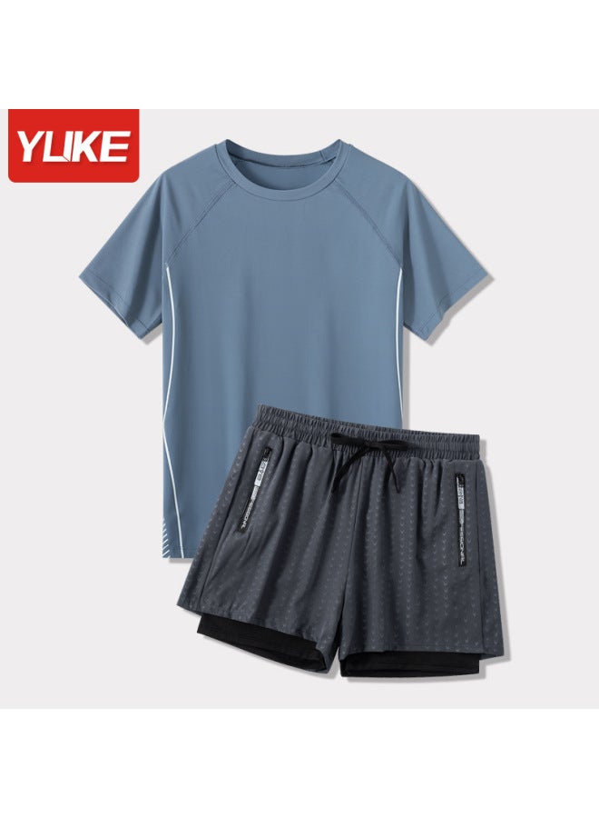 Swimming Trunks Boxer Swimsuit Suit Men's Anti-embarrassment Loose Quick-drying Swimming Trunks Beach Pants Hot Spring Swimming