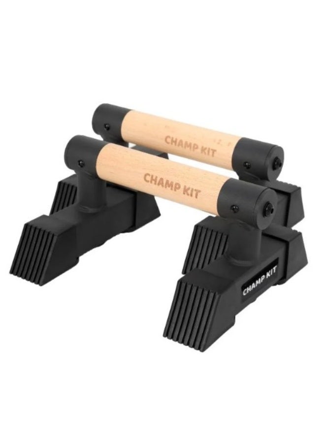 تشامب كت متوازي خشبي قصير - Image 2