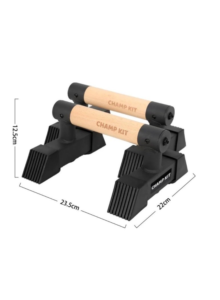 تشامب كت متوازي خشبي قصير - Image 1