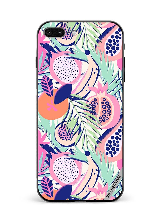 VR CREATIVE Protective Case Cover For Apple iPhone 7 Plus/8 Plus Abstract Dragon Fruit Design Multicolour - Image 1