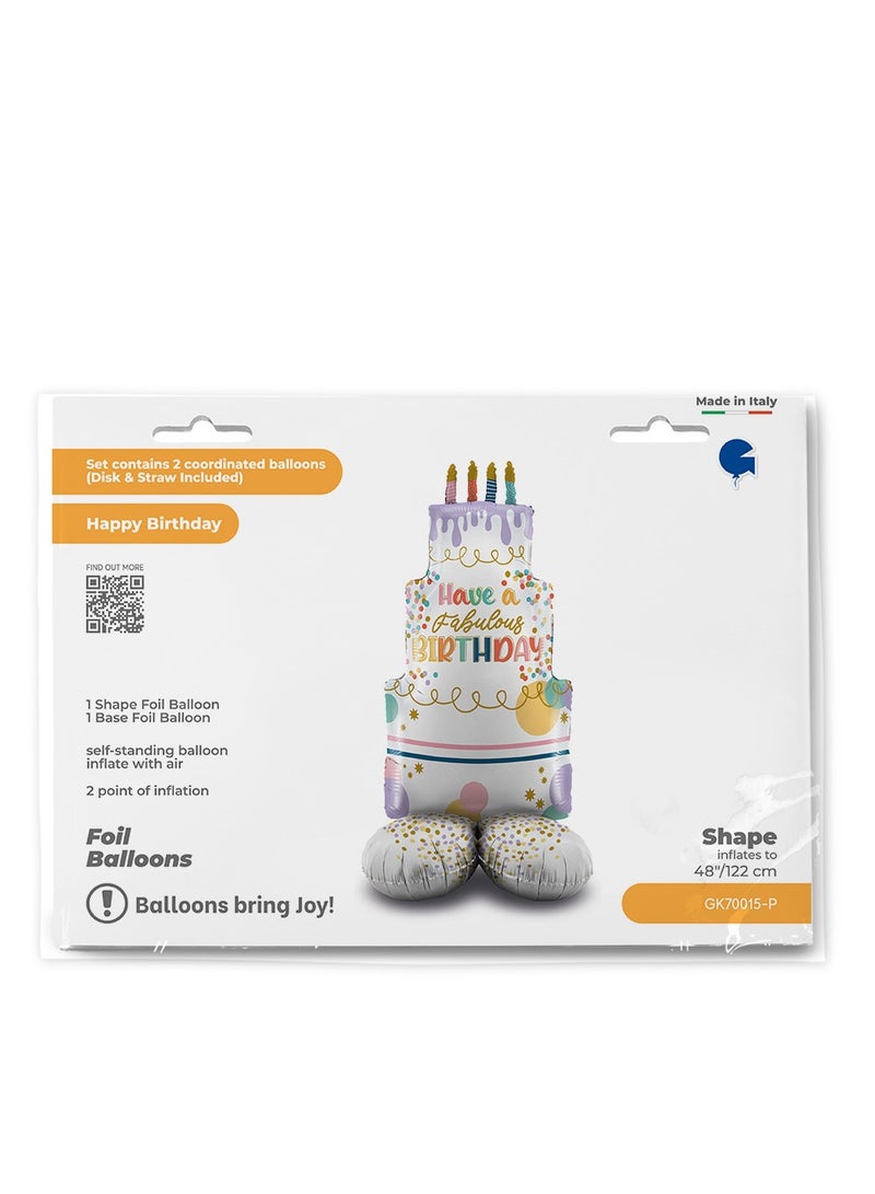 GRABO 48" Foil Balloon The Standups - Fancy Cake - Image 2