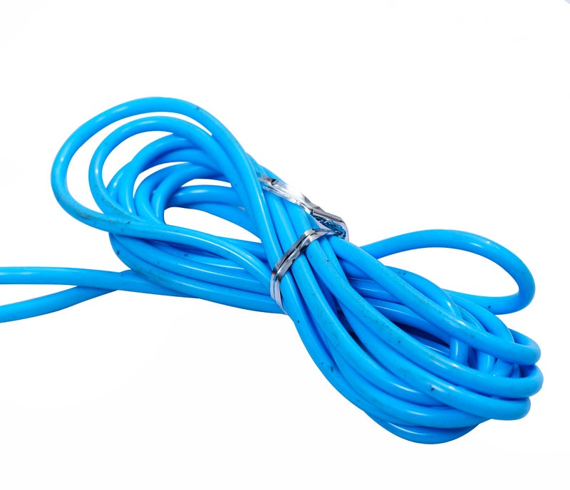 IRIS Skipping Rope for Men and Women Jumping Rope With Adjustable Height Speed Skipping Rope for Kids, Women, Girls Rassi Jumping Men for Exercise, Gym, Sports Fitness Adjustable Jump Rope(Blue) - Image 3