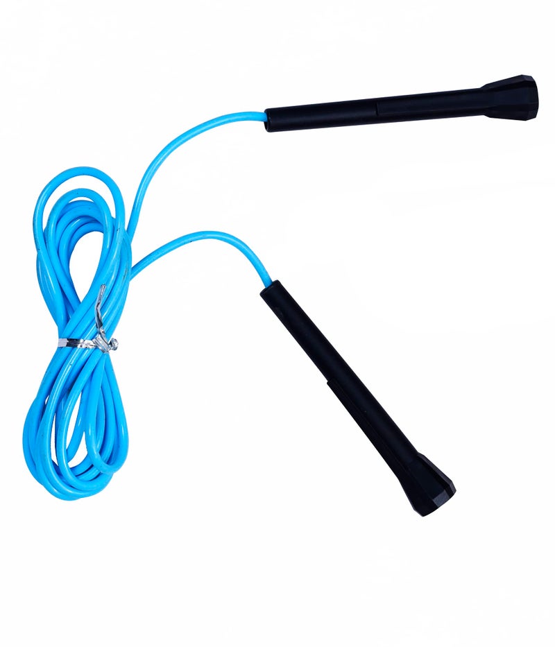 IRIS Skipping Rope for Men and Women Jumping Rope With Adjustable Height Speed Skipping Rope for Kids, Women, Girls Rassi Jumping Men for Exercise, Gym, Sports Fitness Adjustable Jump Rope(Blue) - Image 2